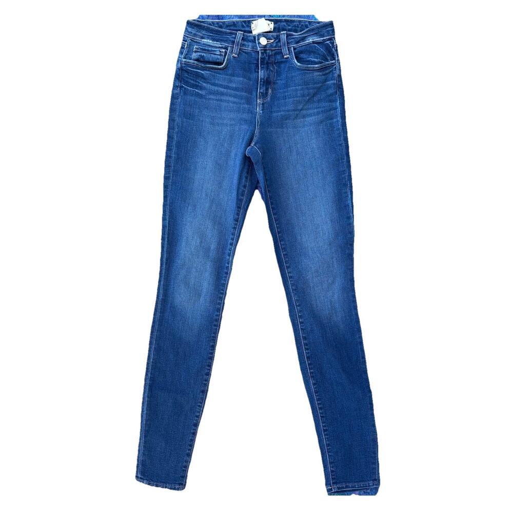 L’Agence Dark Wash High Rise Skinny Pants Midnight Blue Size 24